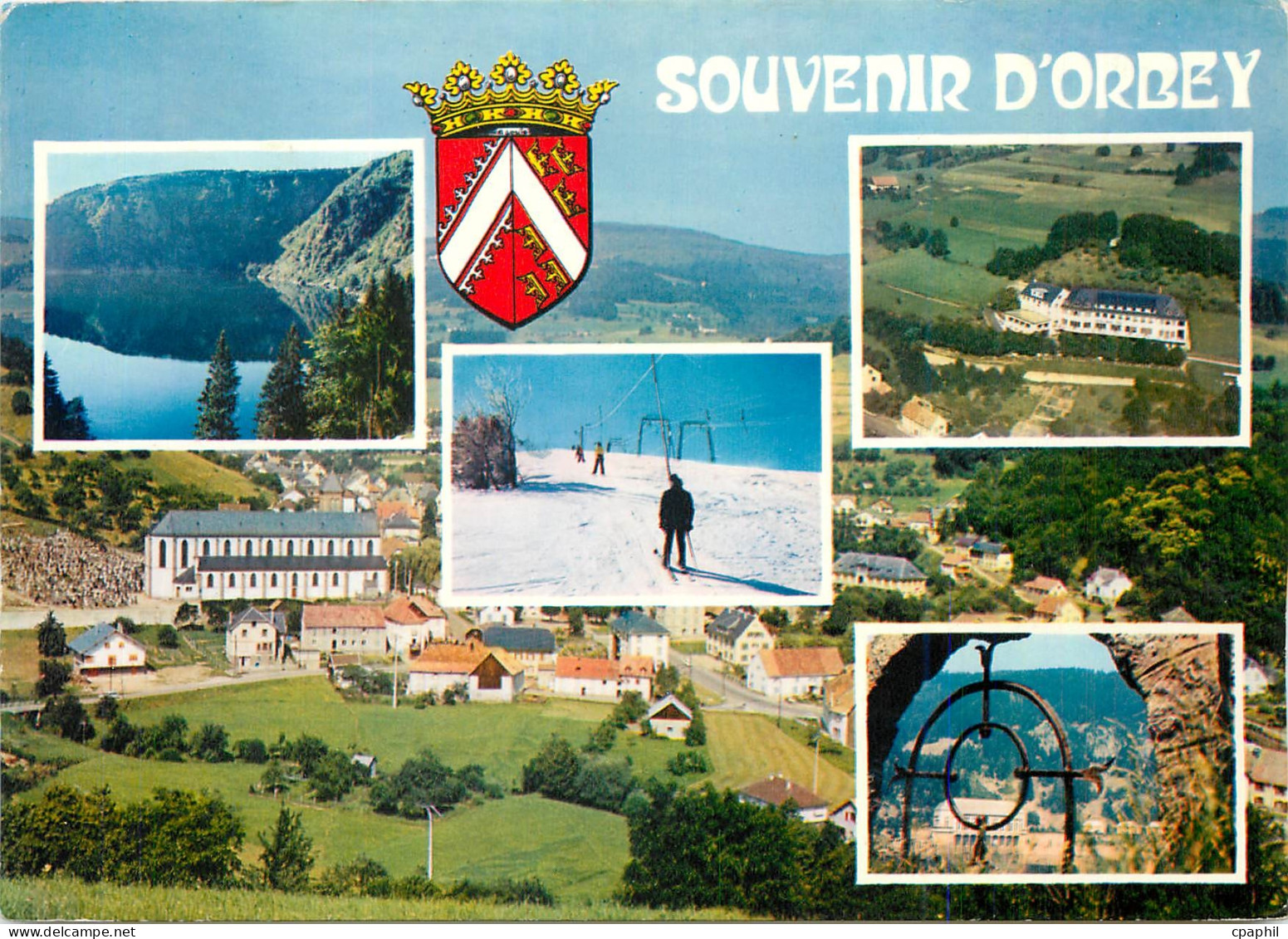 CPM Orbey (Haut Rhin) Lac Blanc Maison de Vacances Beau site vue generale