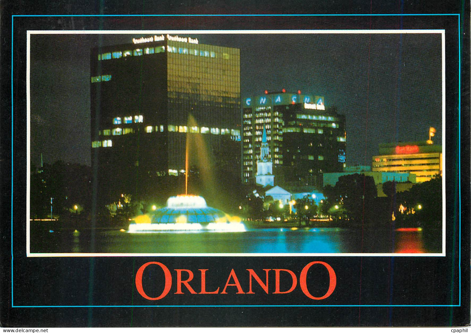 CPM Orlando Florida Reflected in Lake Eola