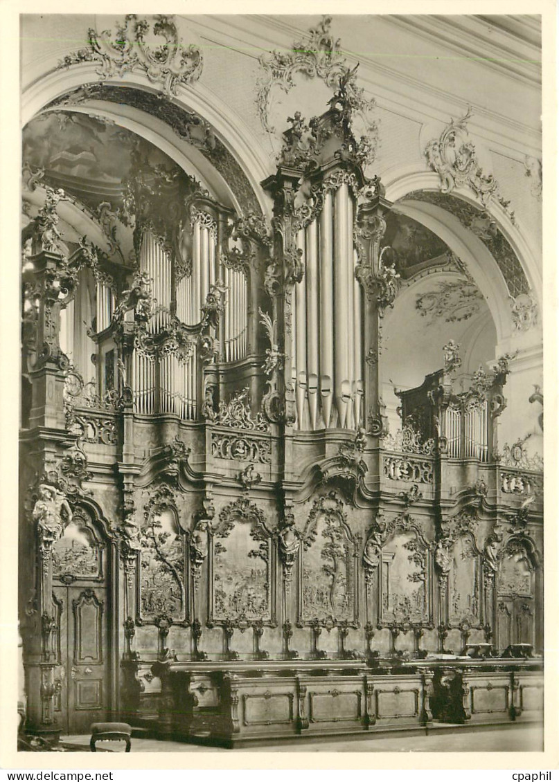 CPM Ottobeuren Basilika Chorgestuhl mit Orgel Westseite