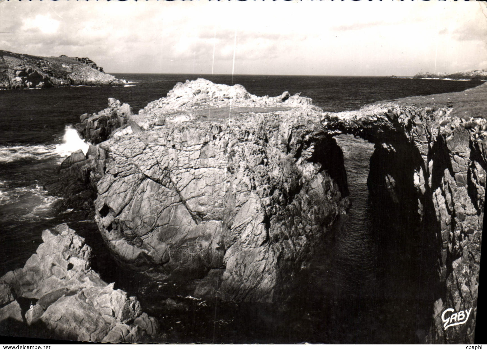 CPM Ouessant finistere Pont naturel de Galgrac'h
