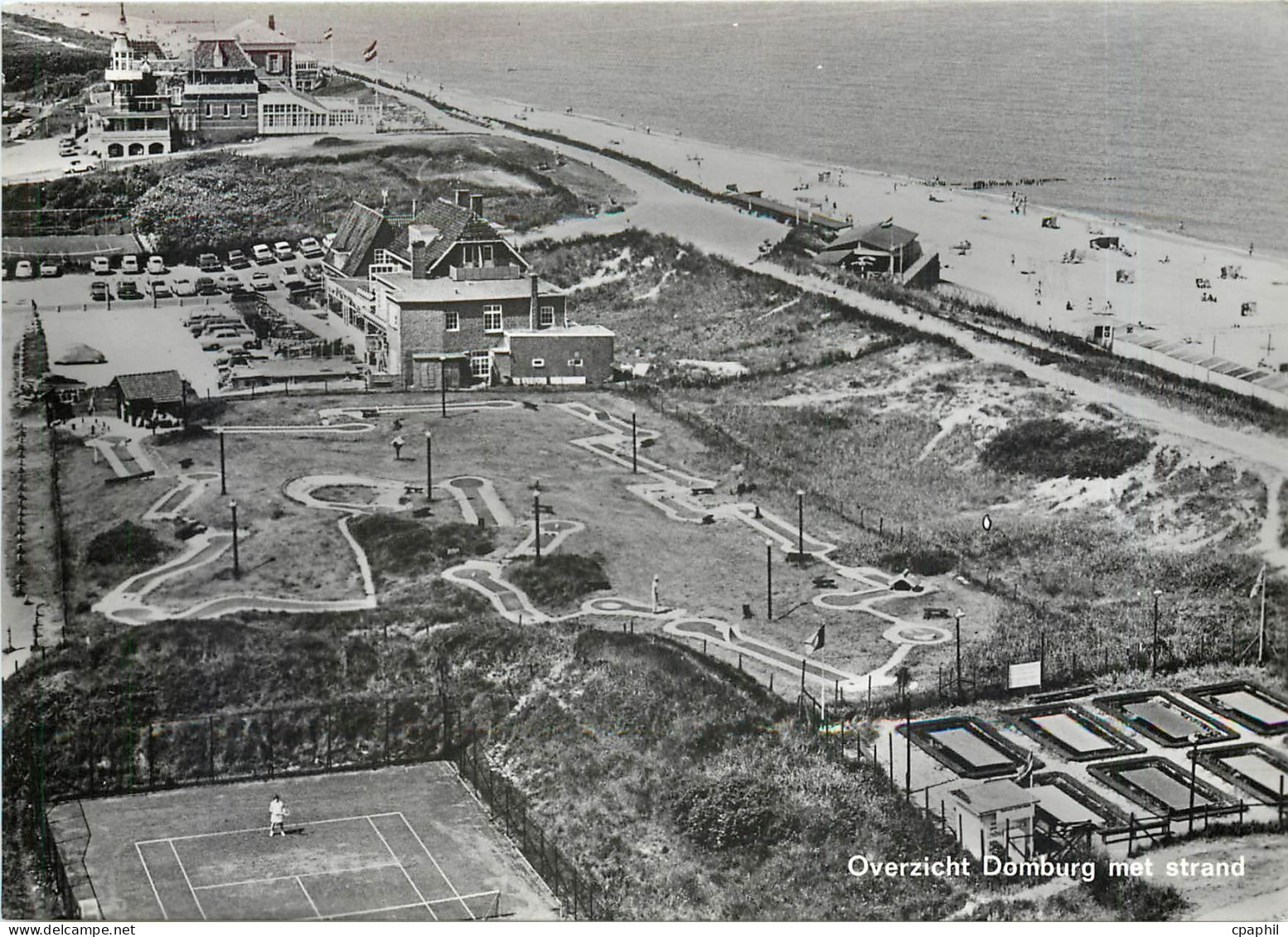 CPM Overzicht Domburg met strand