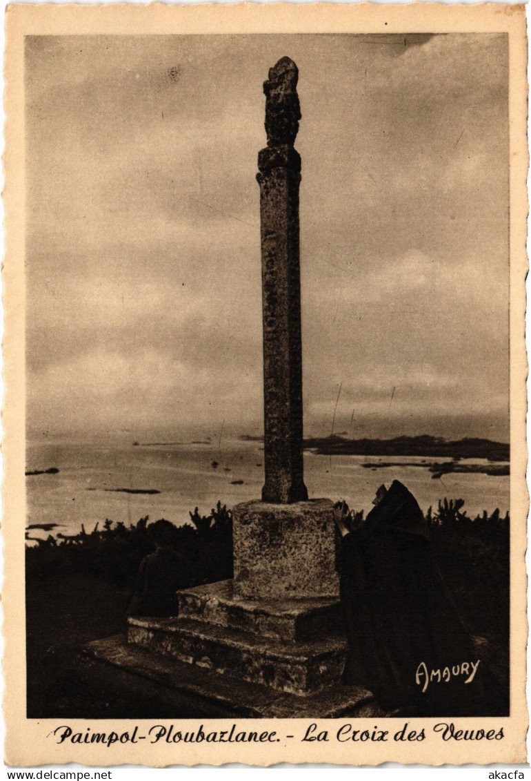 CPM Paimpol Ploubazlanec Croix des Veuves (1181884)