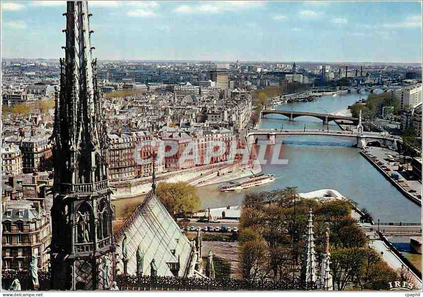 CPM Paris La fleche de Notre Dame