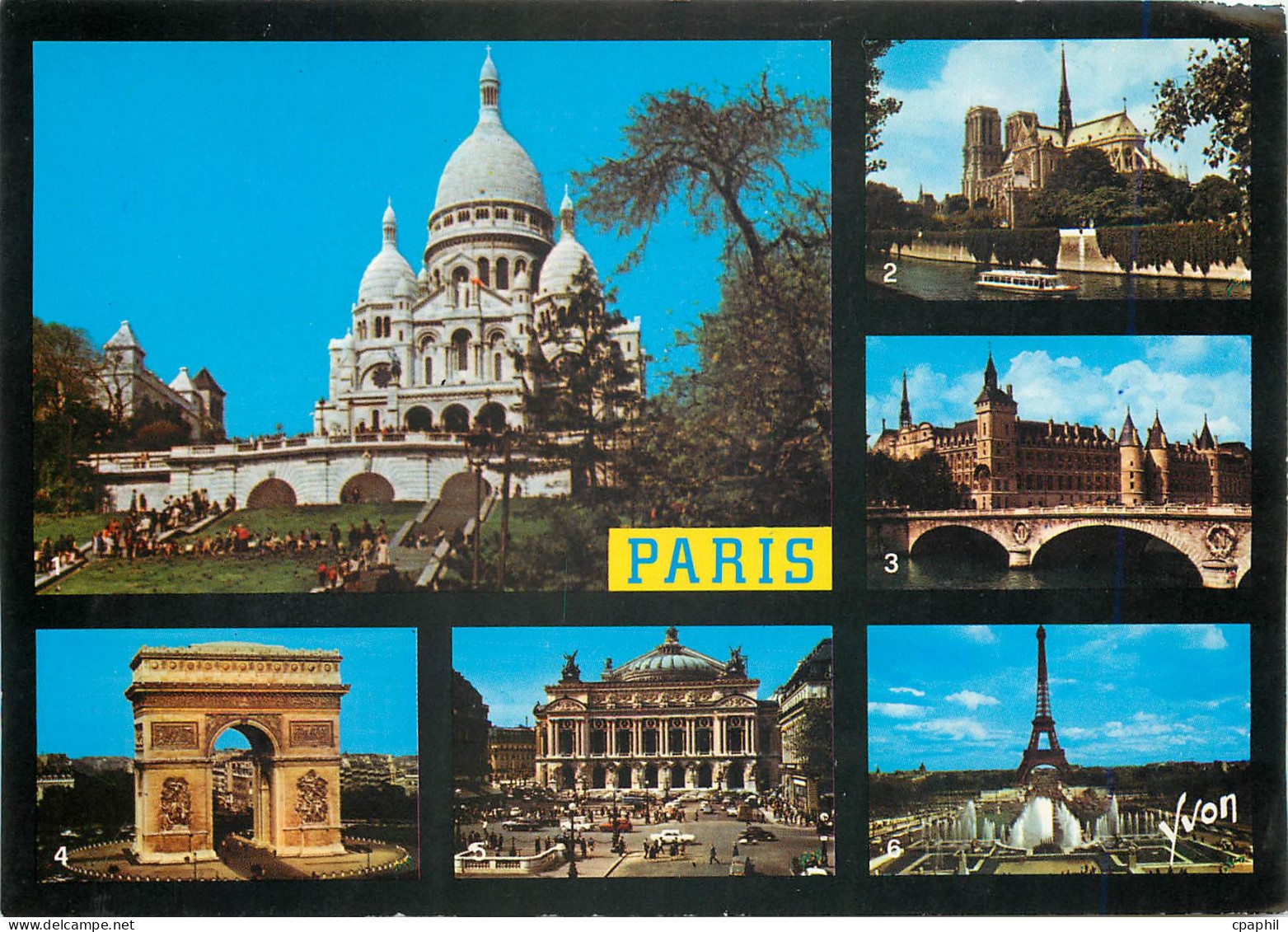 CPM Paris Le Sacre Coeur