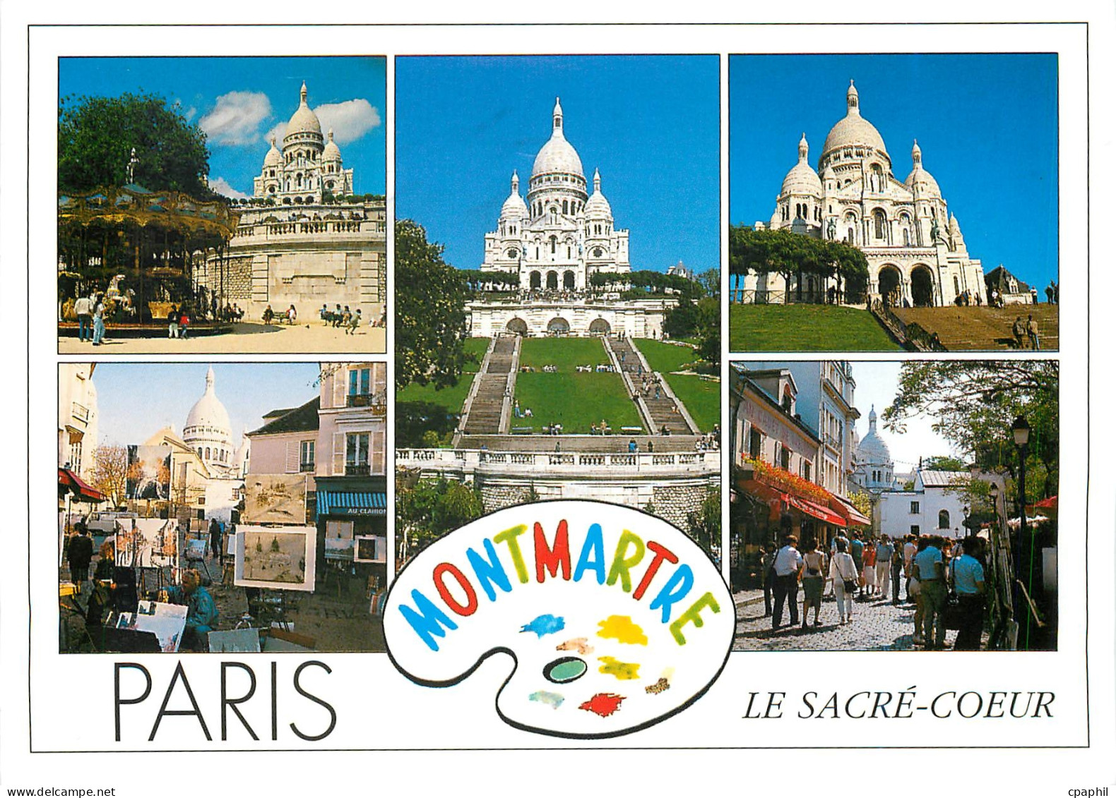 CPM Paris Le Sacre Coeur