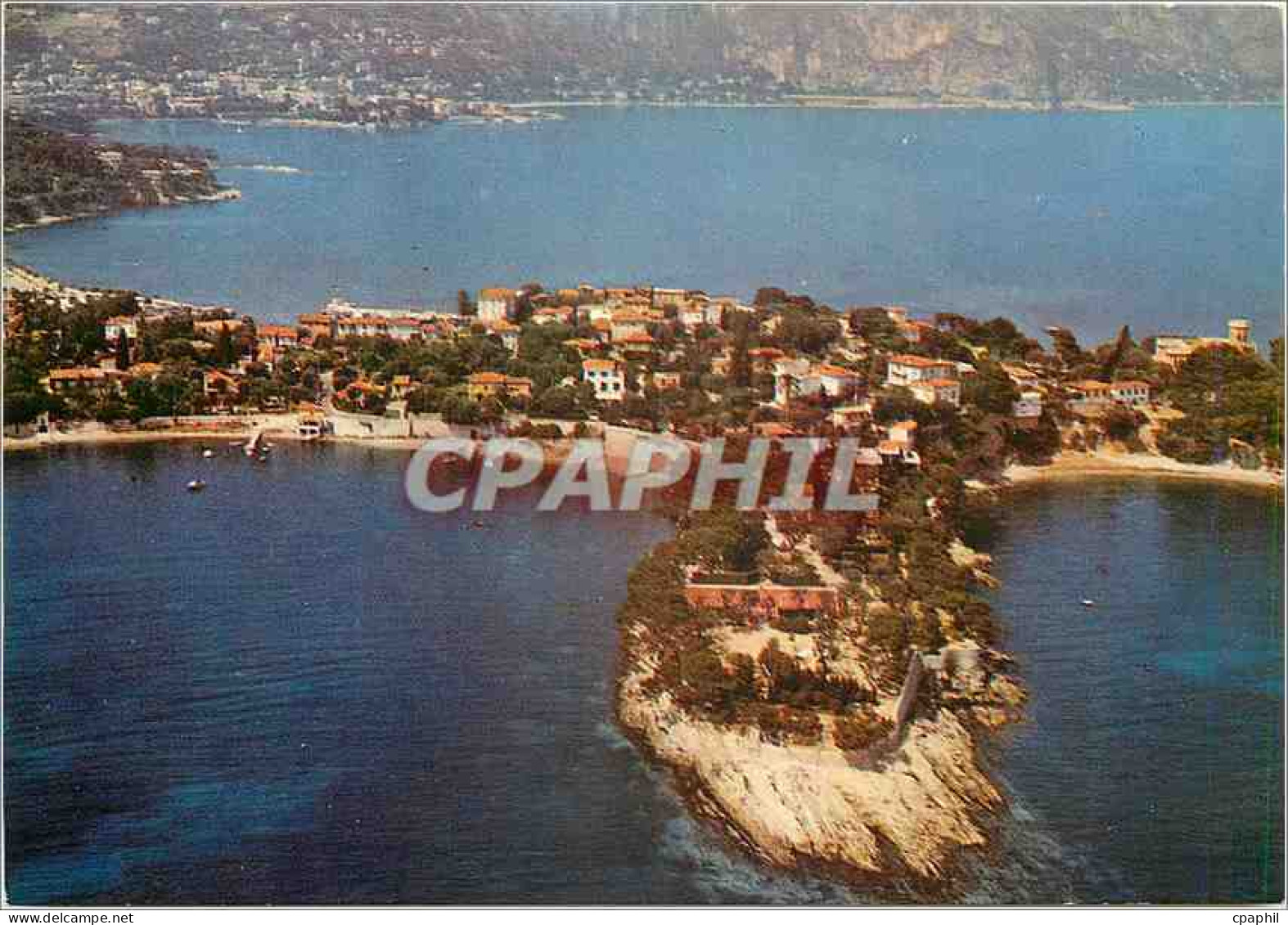 CPM Paysages de France Cote d'Azur Vue aerienne sur Saint Jean Cap Ferrat la Pointe Sainte Hospice