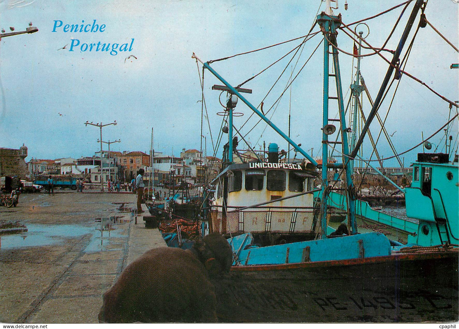 CPM Peniche Town Leiria Bateau de peche