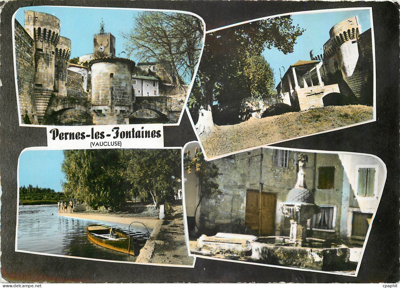 CPM Pernes les Fontaines (Vendee) Le Vieux Remparts et la Tour de l'Horloge