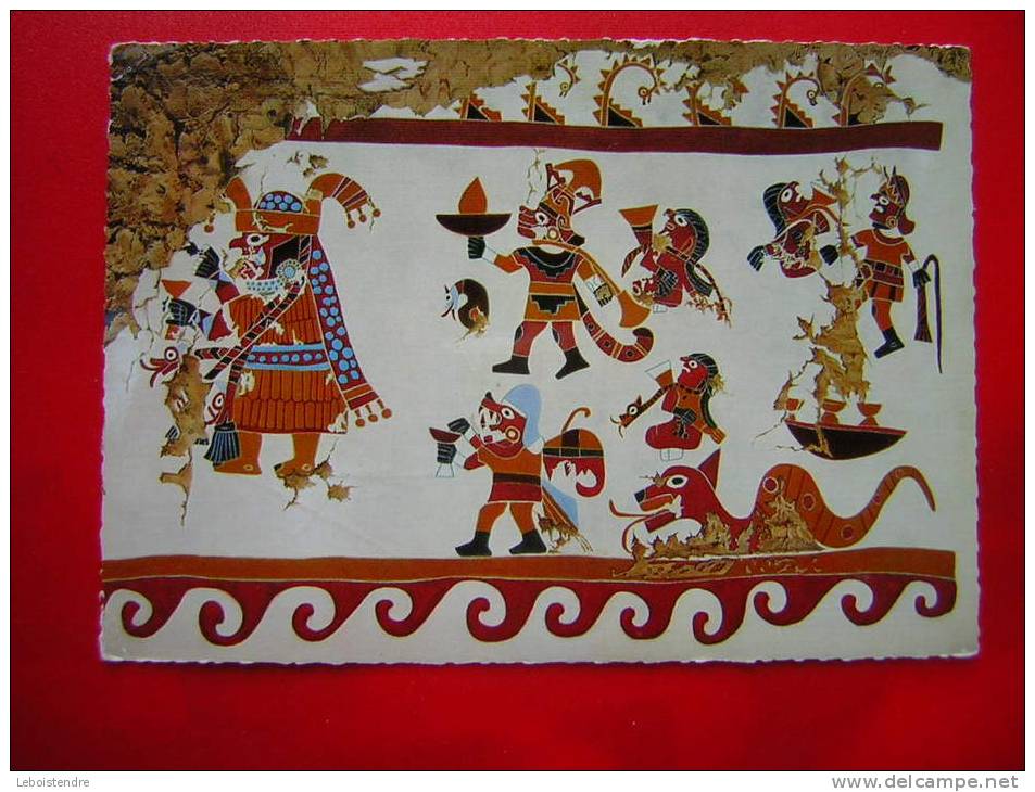 CPM   PEROU /  PERU  TESOROS DEL PERU   FRECO DE PANAMARCA  VOYAGEE 1969