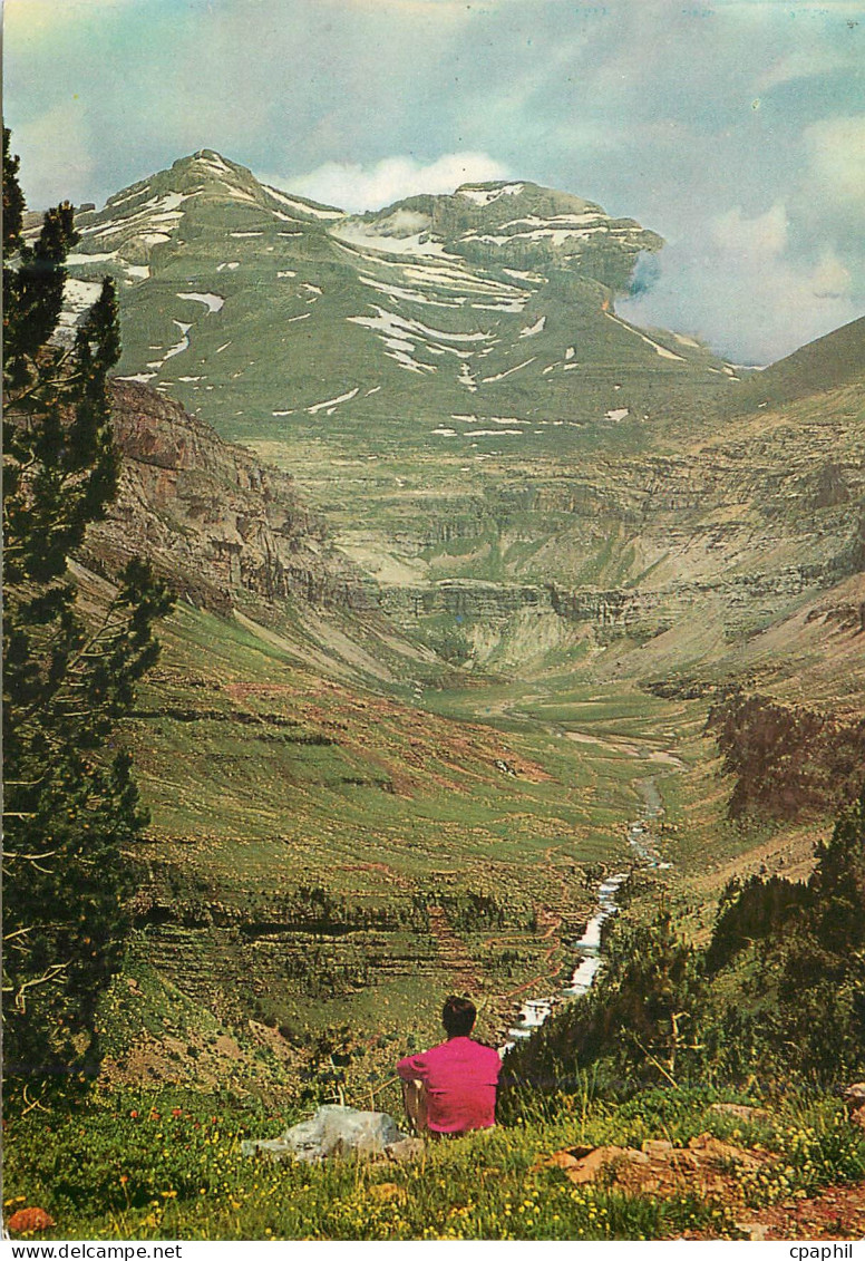CPM Pirineo Aragones Huesca Ordesa Le Fleuve Arazas et Mont Perdu