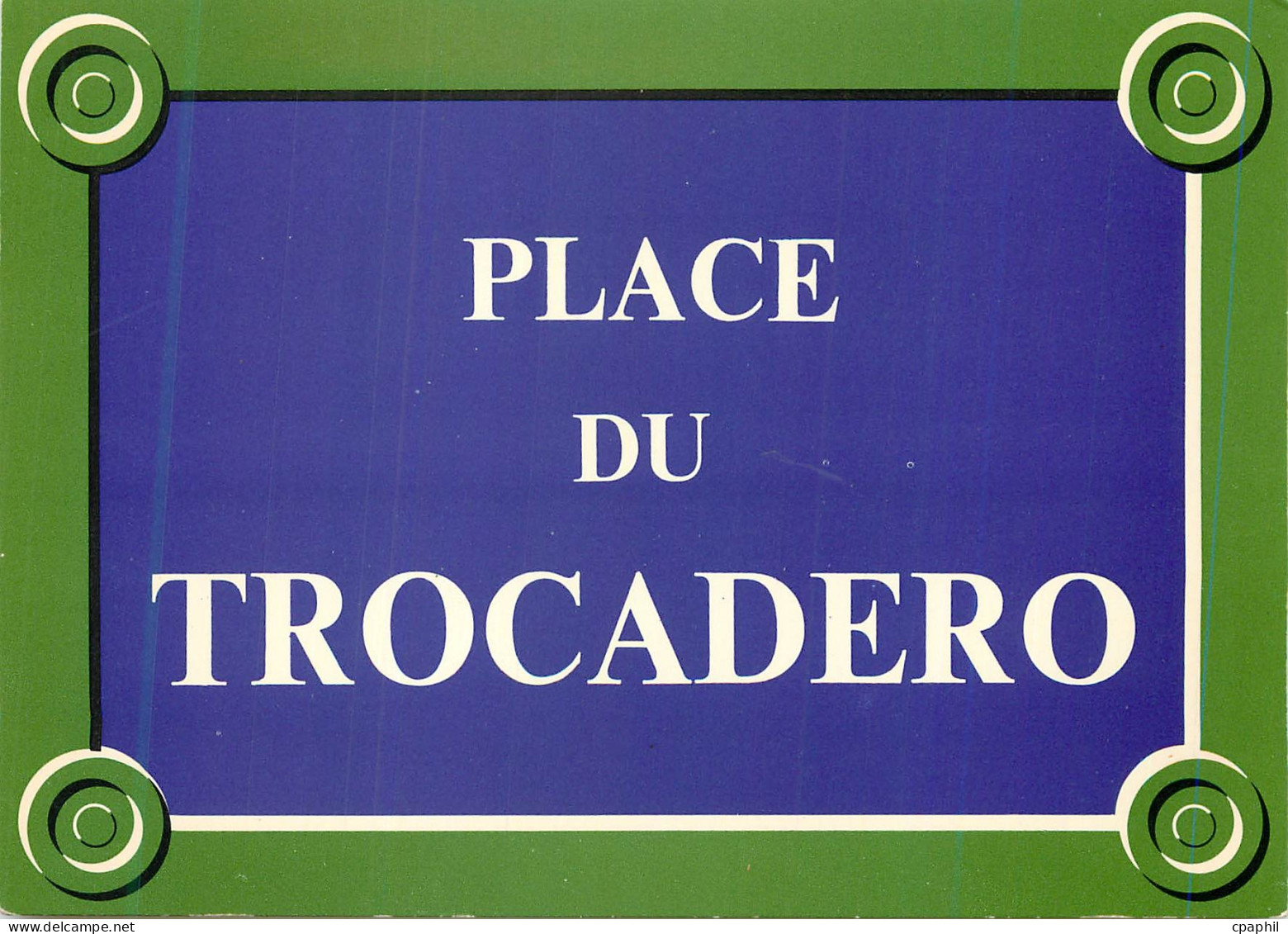 CPM Place du Trocadero 16 Arr Paris