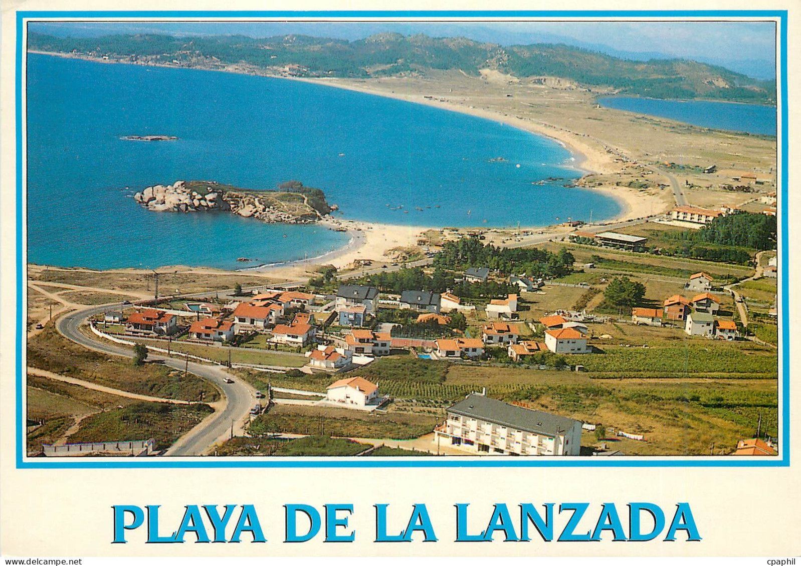 CPM Playa de la Lanzada Pontevedra Panoramica
