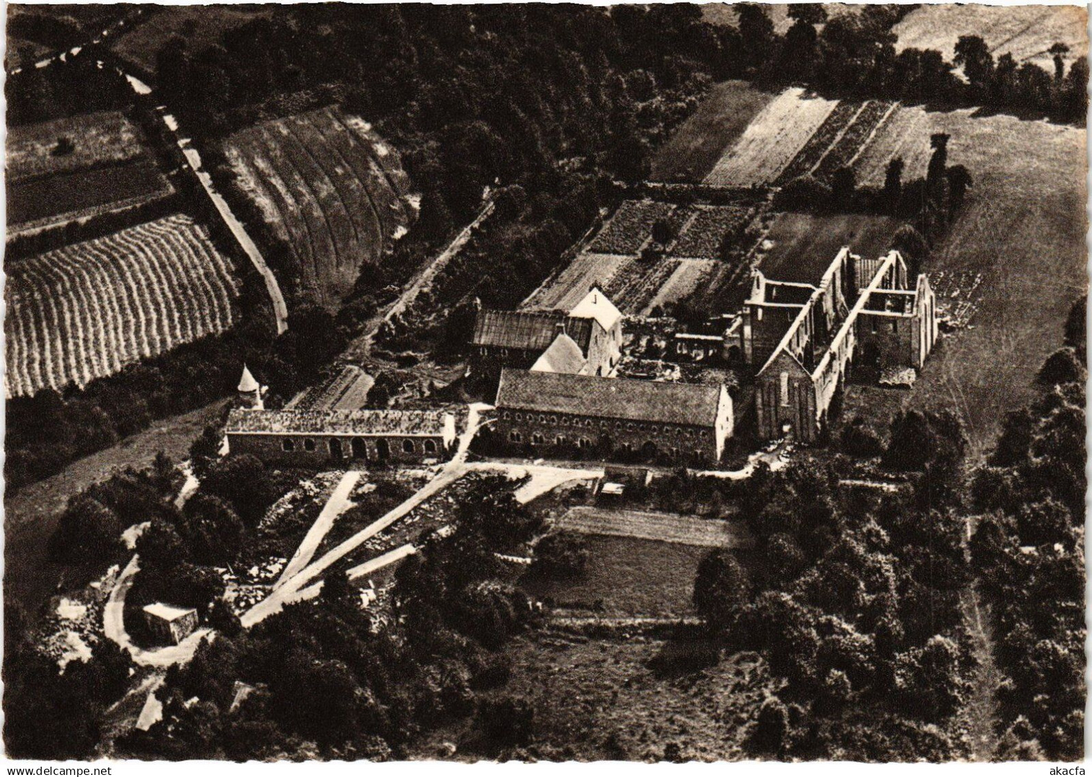 CPM Plenée-Jugon vue aérienne Abbaye (1181052)