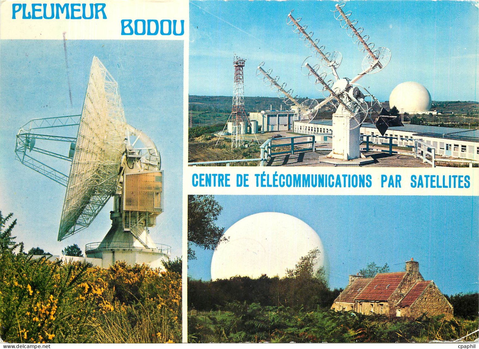 CPM Pleumeur Bodou le centre de Telecommunications par satellites
