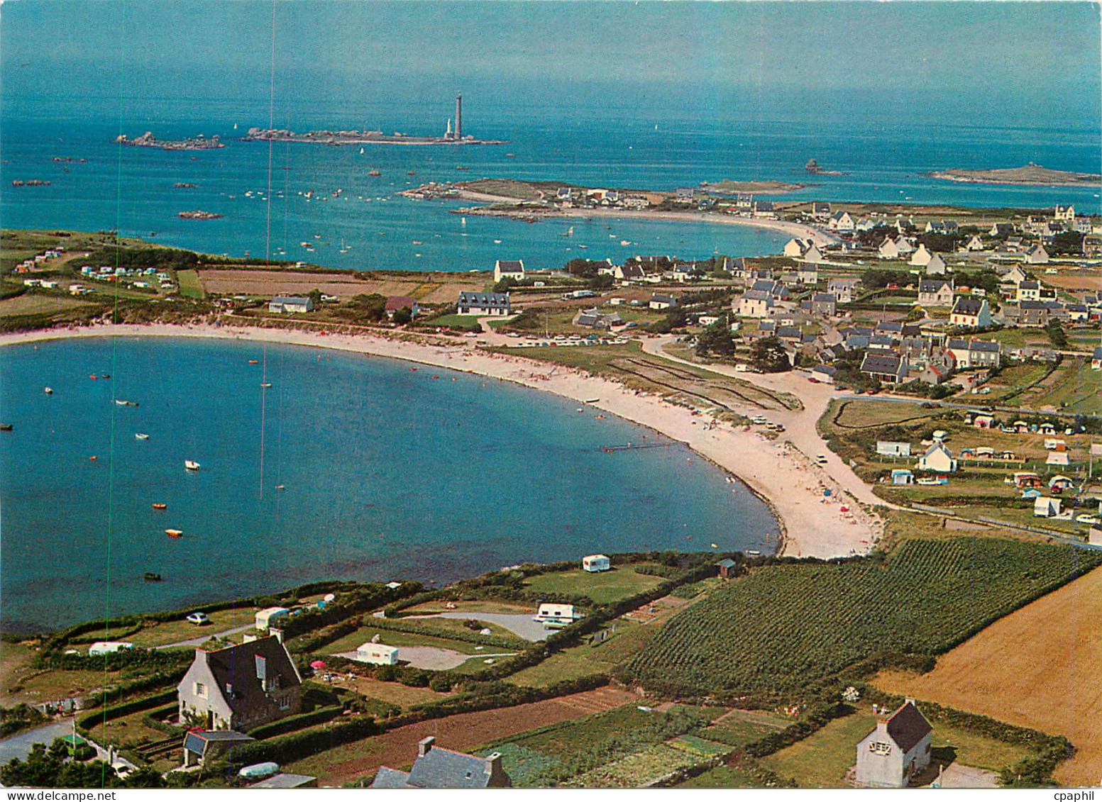 CPM Plouguerneau Les Plages de Saint Cava et de Kerven