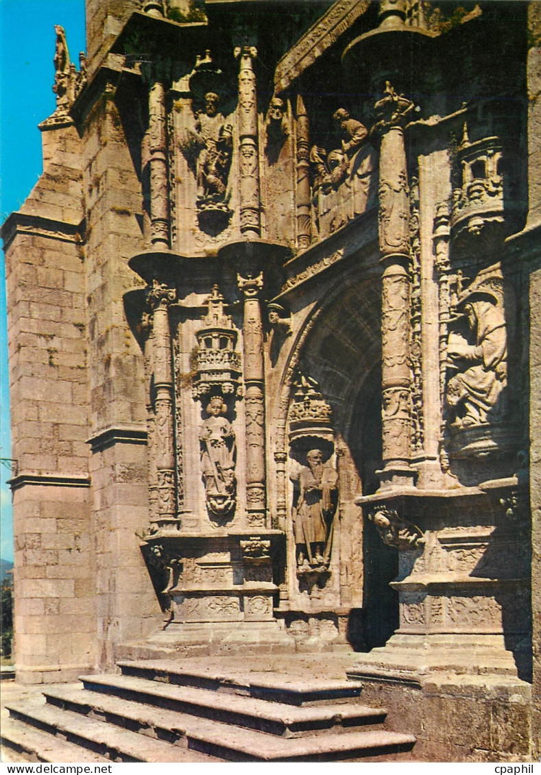 CPM Pontevedra Maria Detail facade basilique