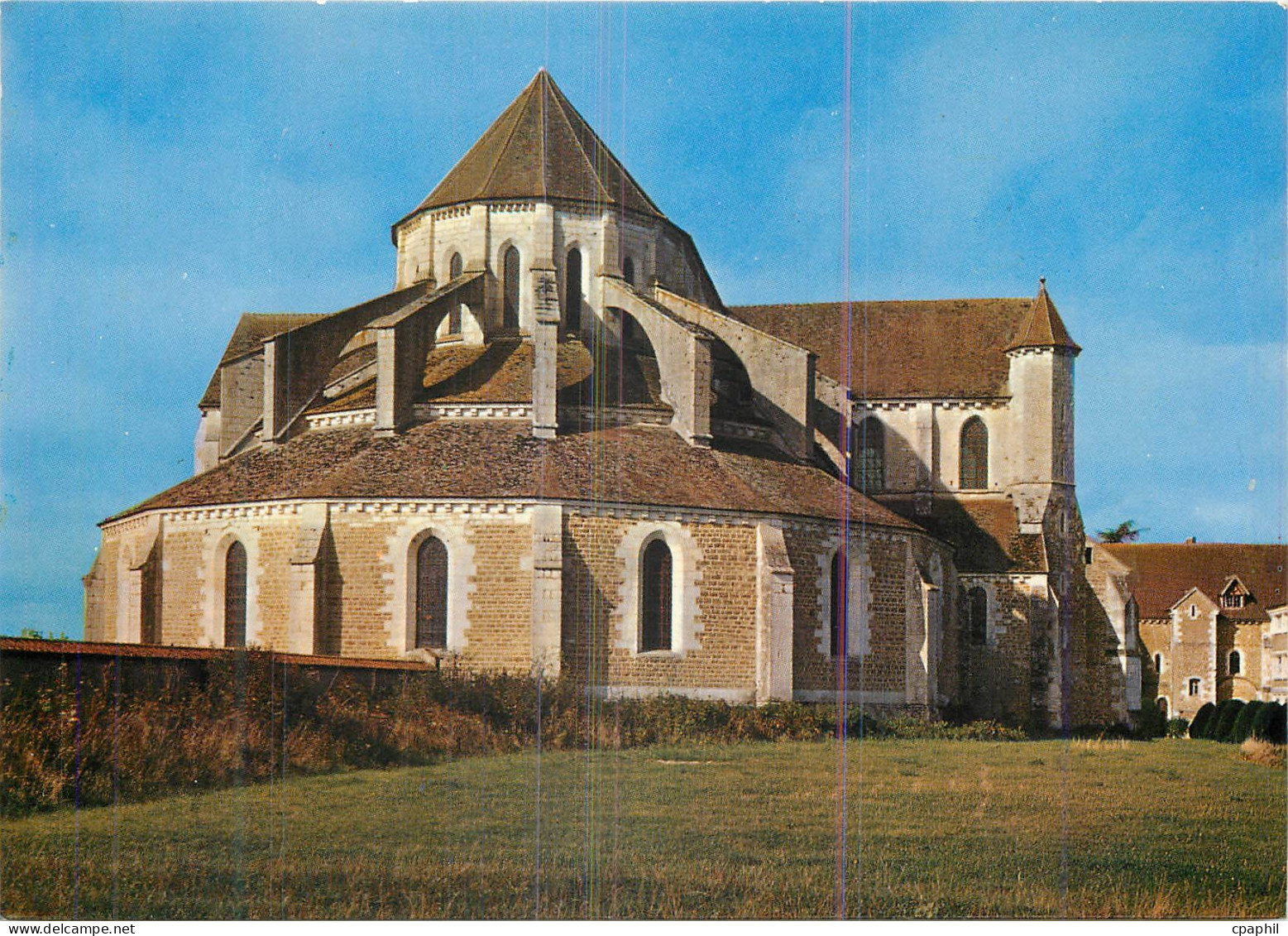 CPM Pontigny (Yonne) L'abbaye Cistercienne XIIe S Le Chevet