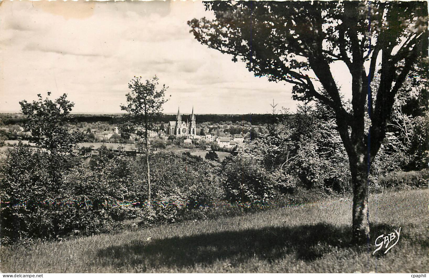CPM Pontmain mayenne vue generale