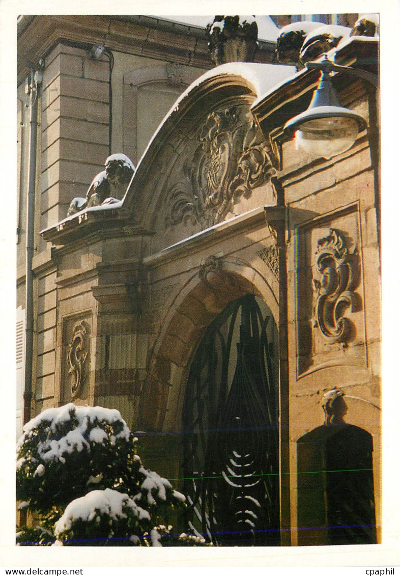 CPM Porte de la Bibliotheque Sandor Kiss Sarrebourg