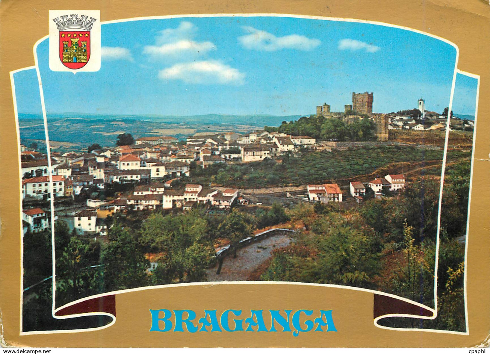 CPM Portugal Braganca Castelo dos Duques de Braganca e muralhas