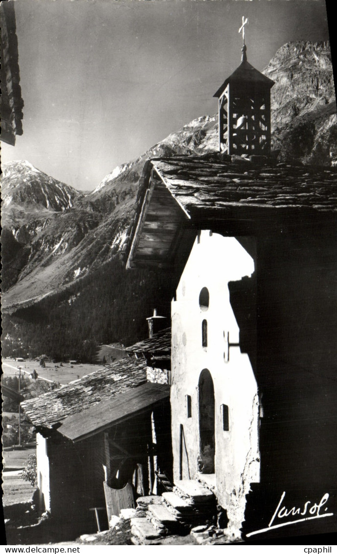 CPM Pralognan La Vanoise La Chapelle Des Bieux et le petit mont blanc