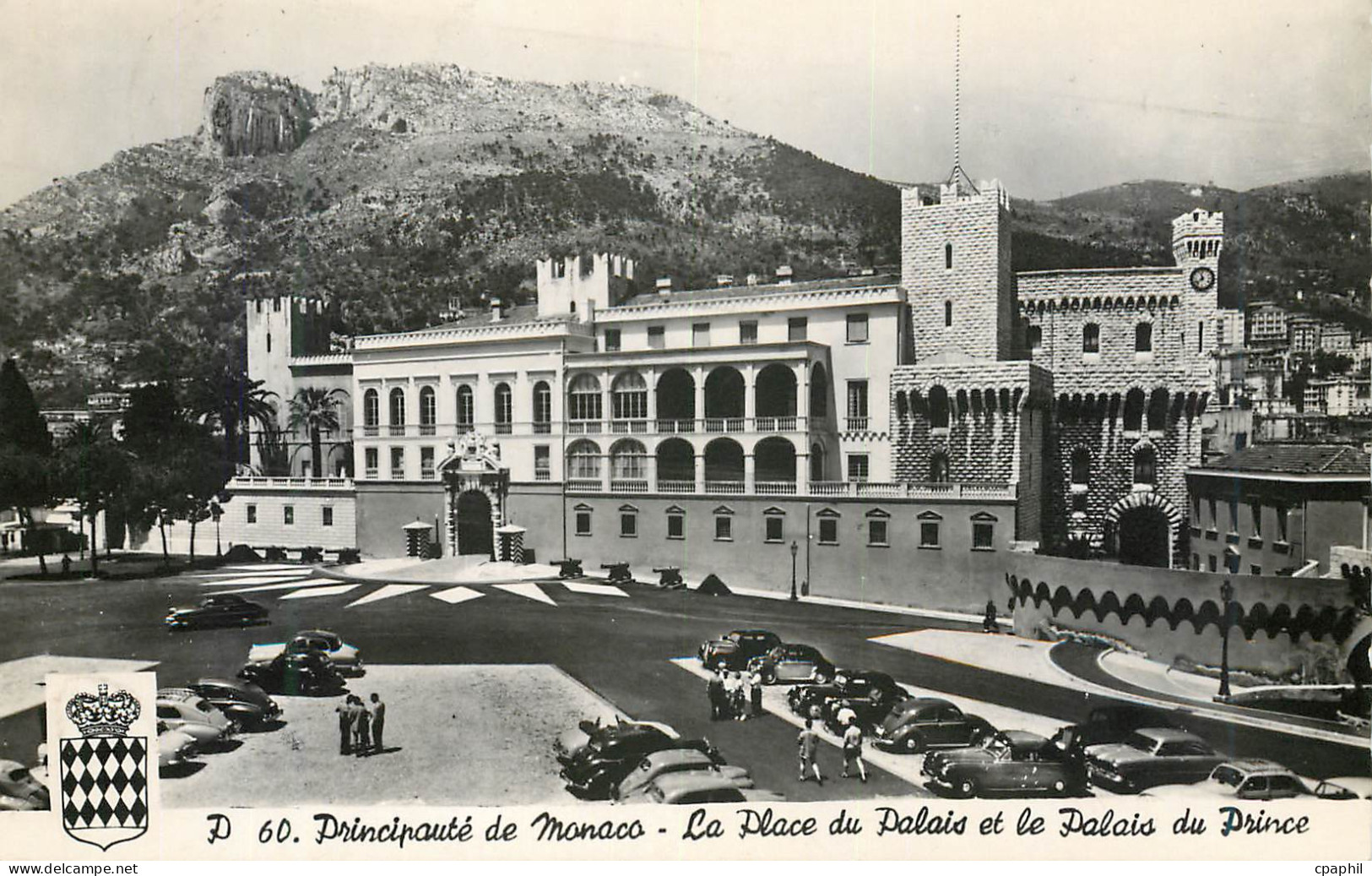 CPM Principaute de Monaco La Place du Palais et le Palais du Prince