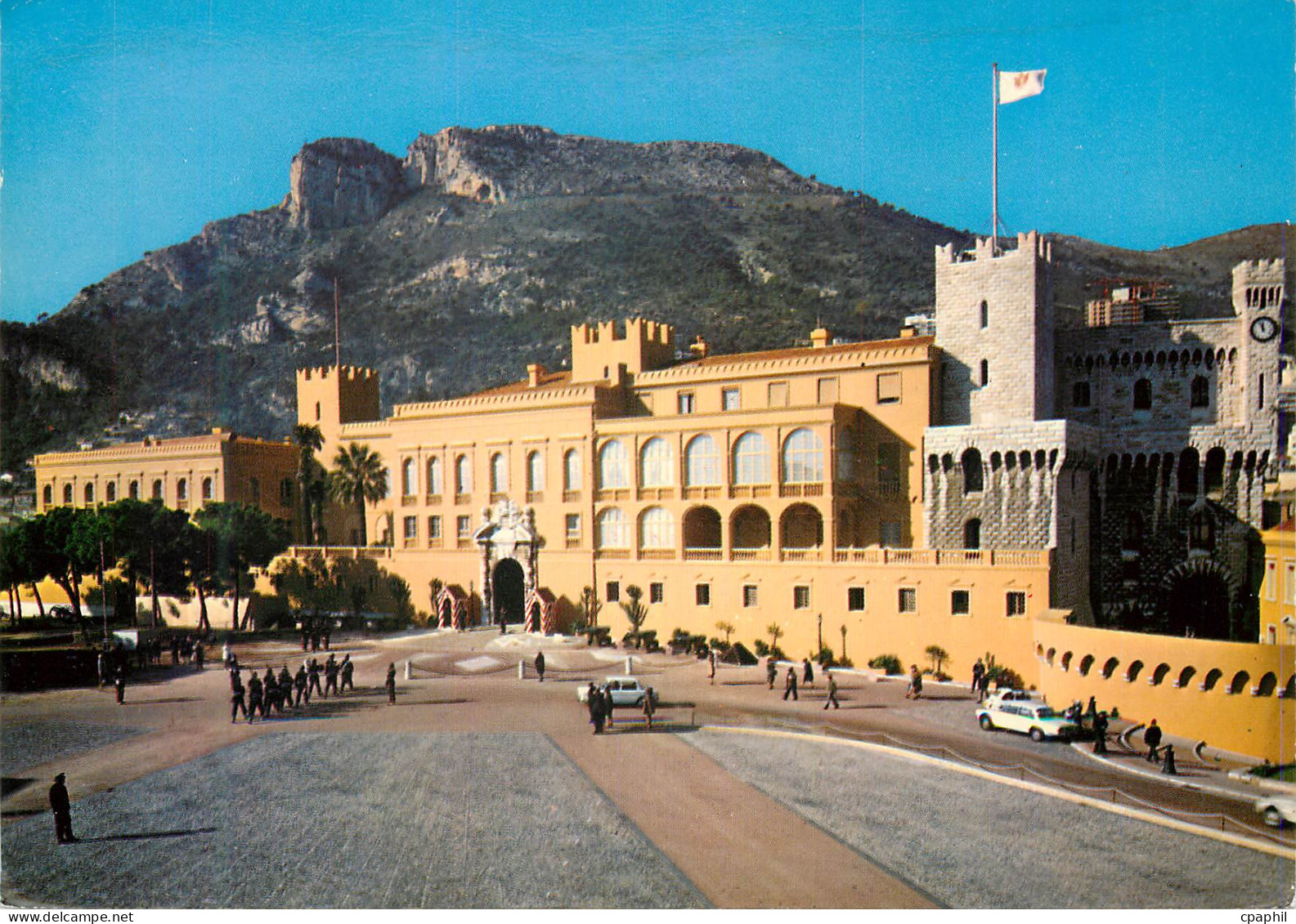 CPM Principauté de Monaco La Place et le Palais Princier.