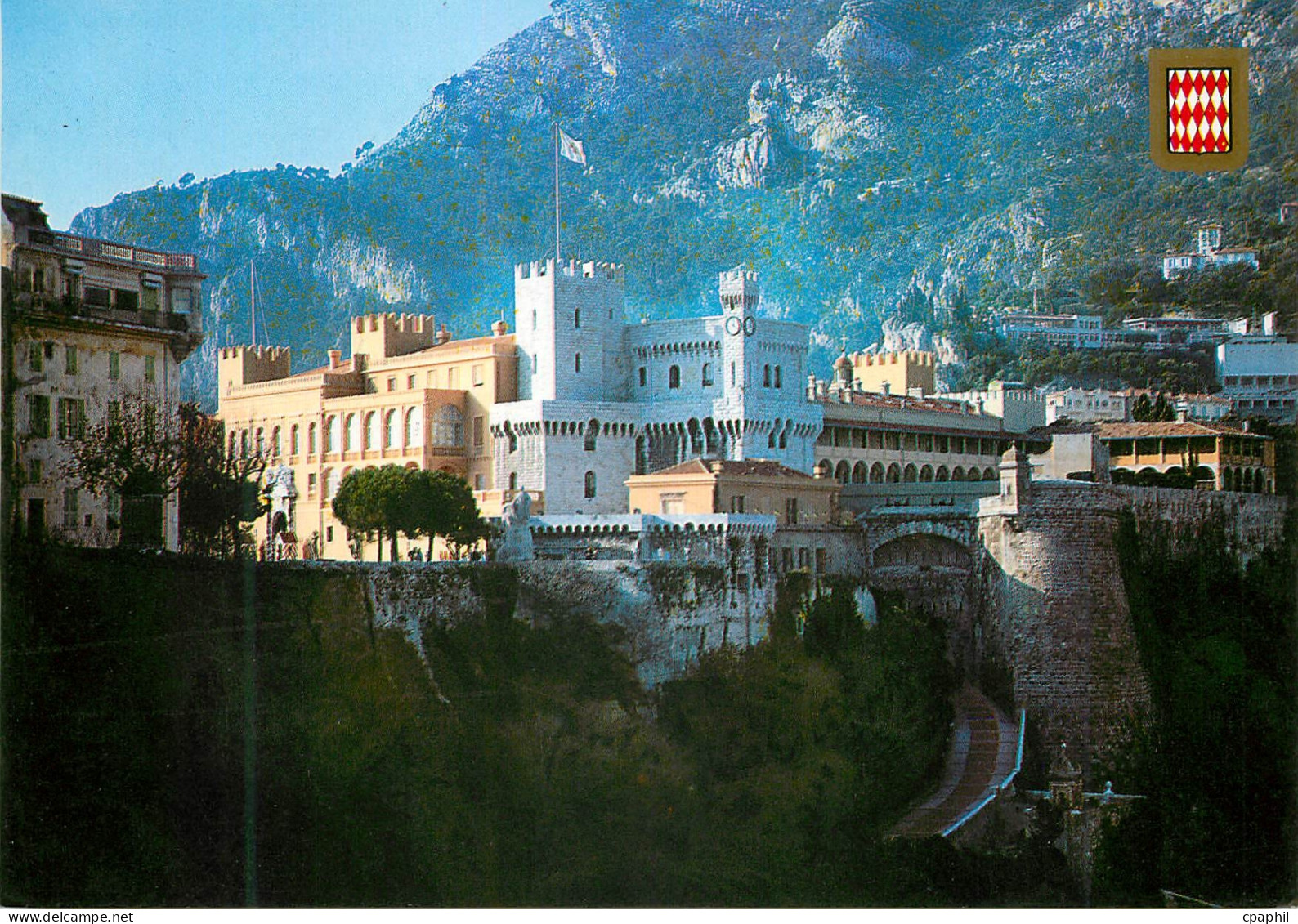 CPM PRINCIPAUTE DE MONACO le palais princier et ses remparts
