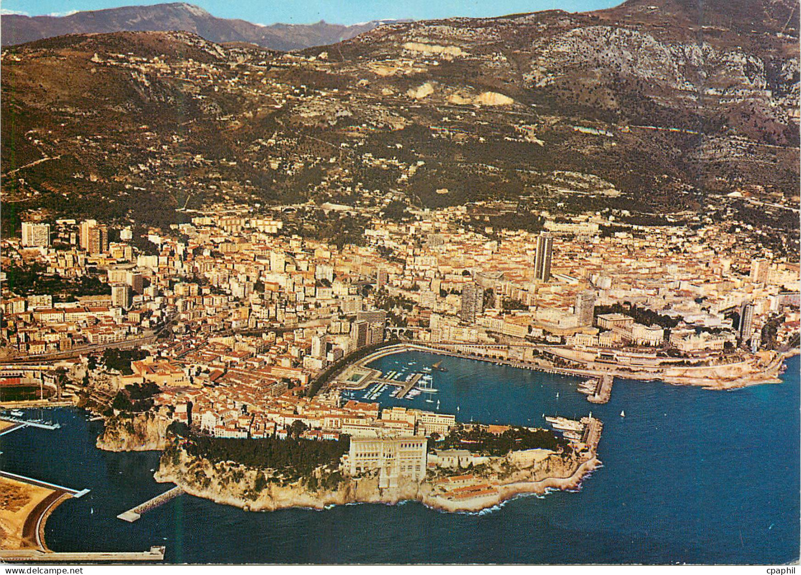 CPM PRINCIPAUTE DE MONACO Vue Aérienne