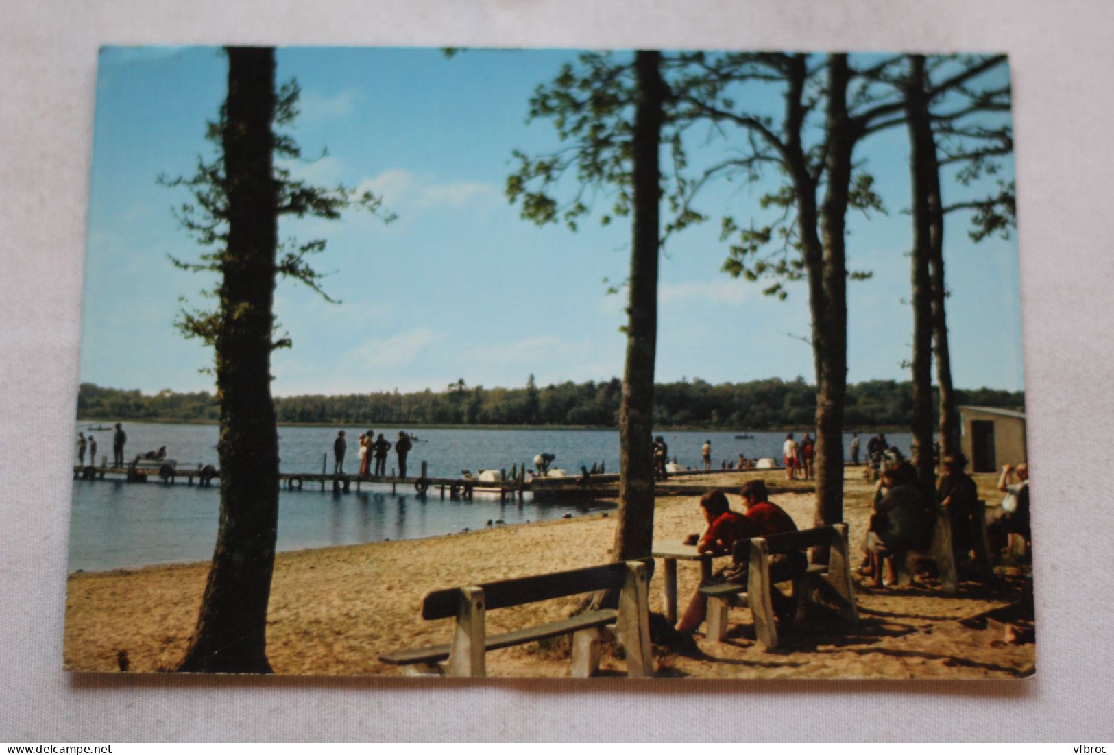 Cpm, Priziac, l'étang, Morbihan 56