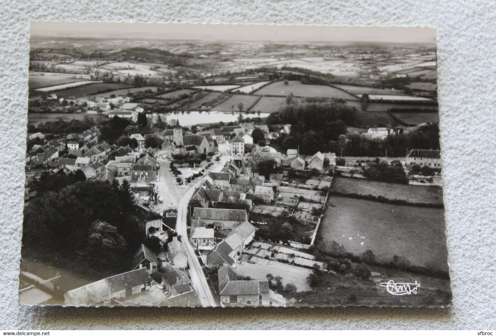Cpm, Quarre les Tombes, vue panoramique aérienne, Yonne 89