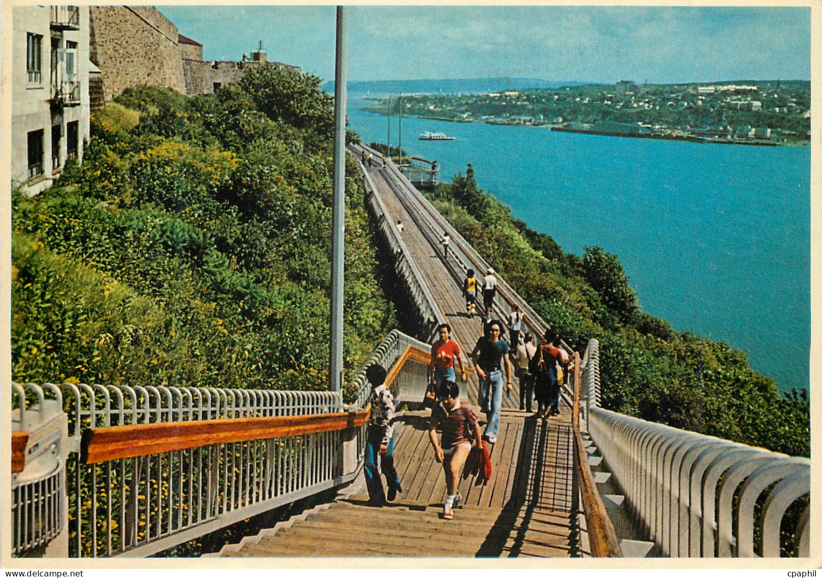 CPM Quebec Que La Promenade des Gouverneurs longeant la Citadelle