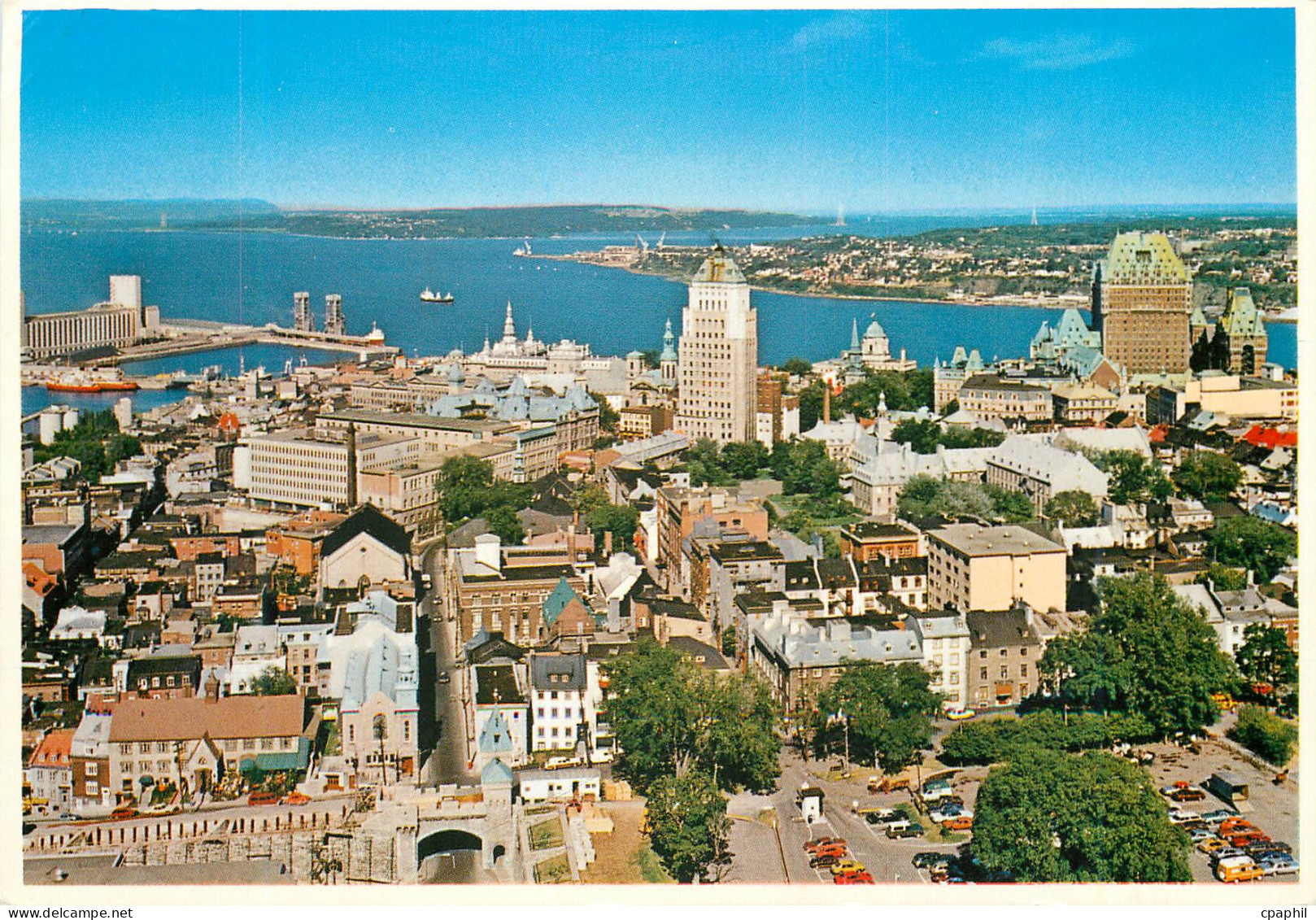 CPM Quebec Que Vue aerienne de Quebec