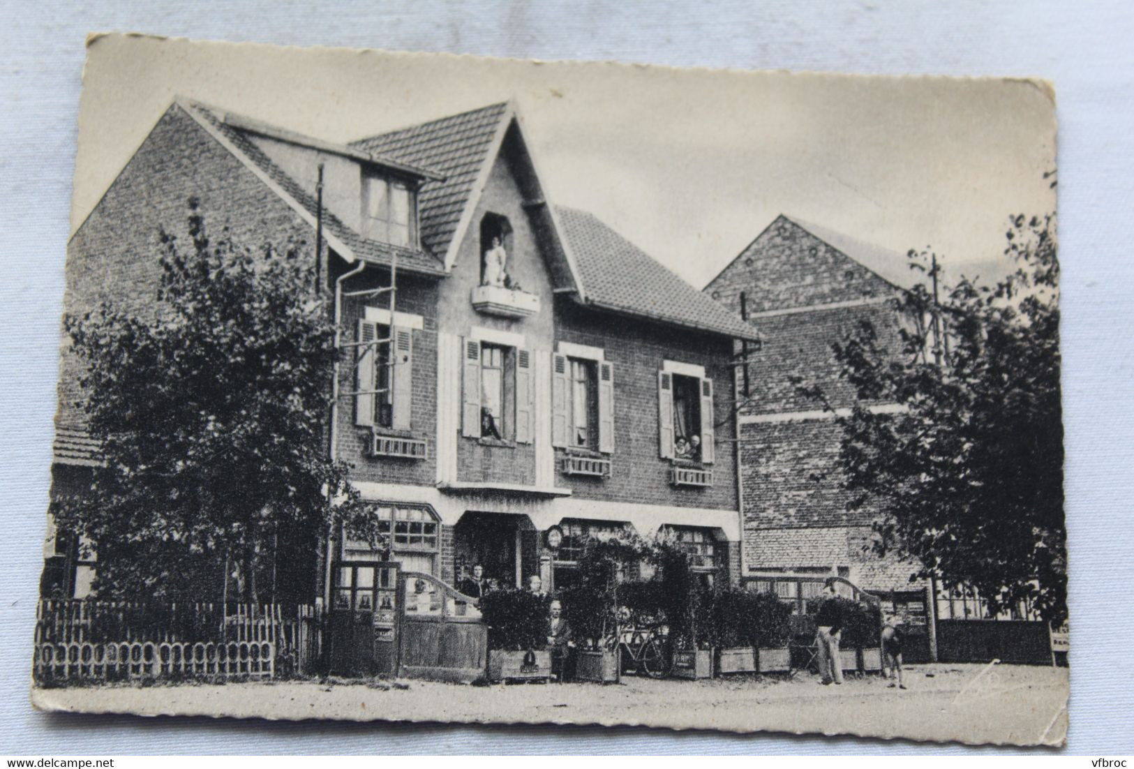 Cpm, Quend plage, Bagatelle, hôtel de la poste, Somme 80