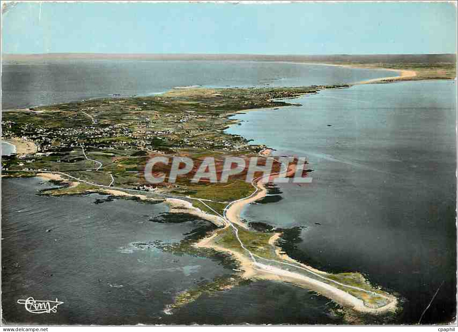 CPM Quiberon (Morbihan) Point de Conguet et la Presqu(il de Quiberon Vue aerienne