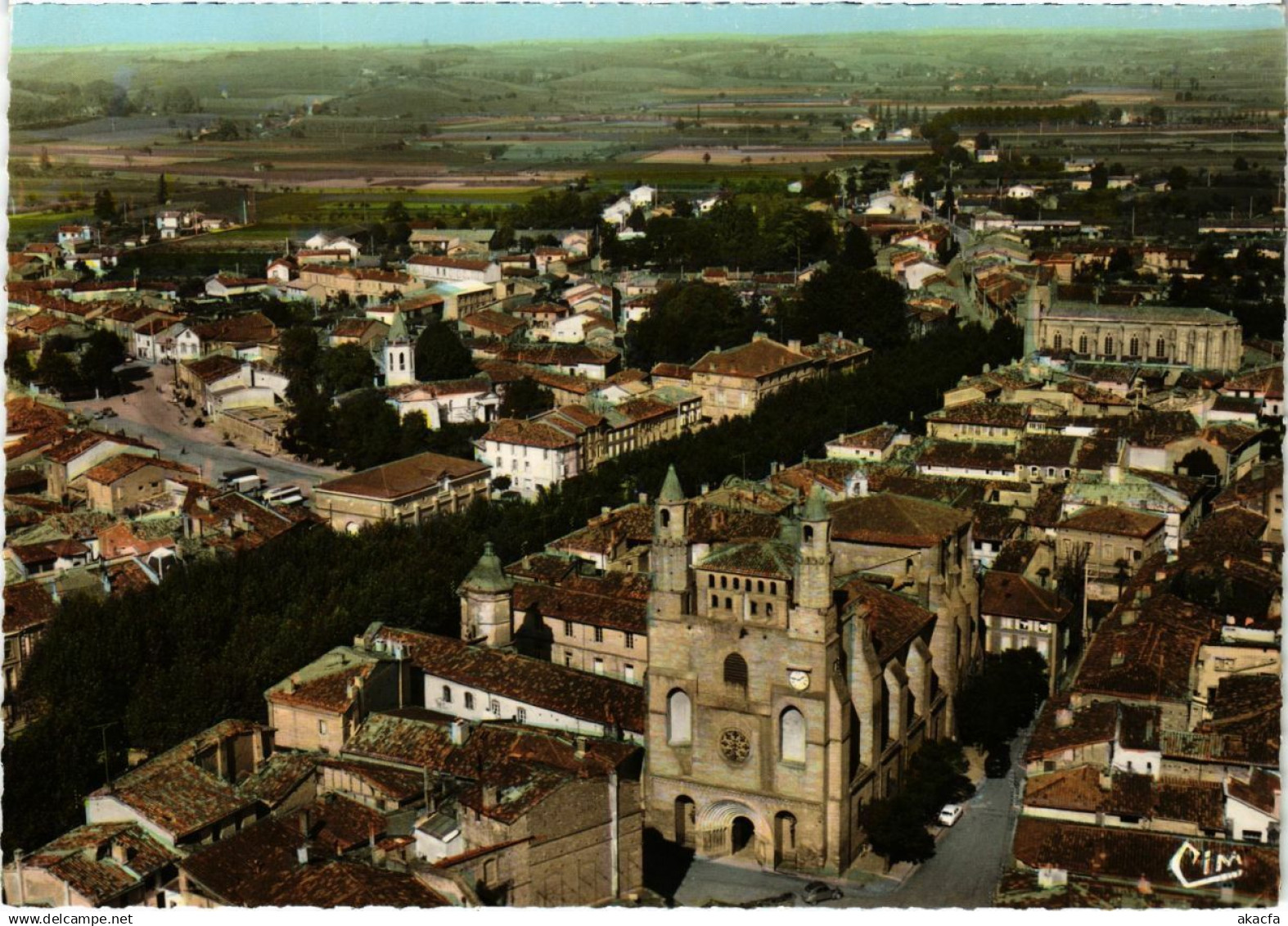 CPM Rabastens Vue generale aerienne FRANCE (1016784)