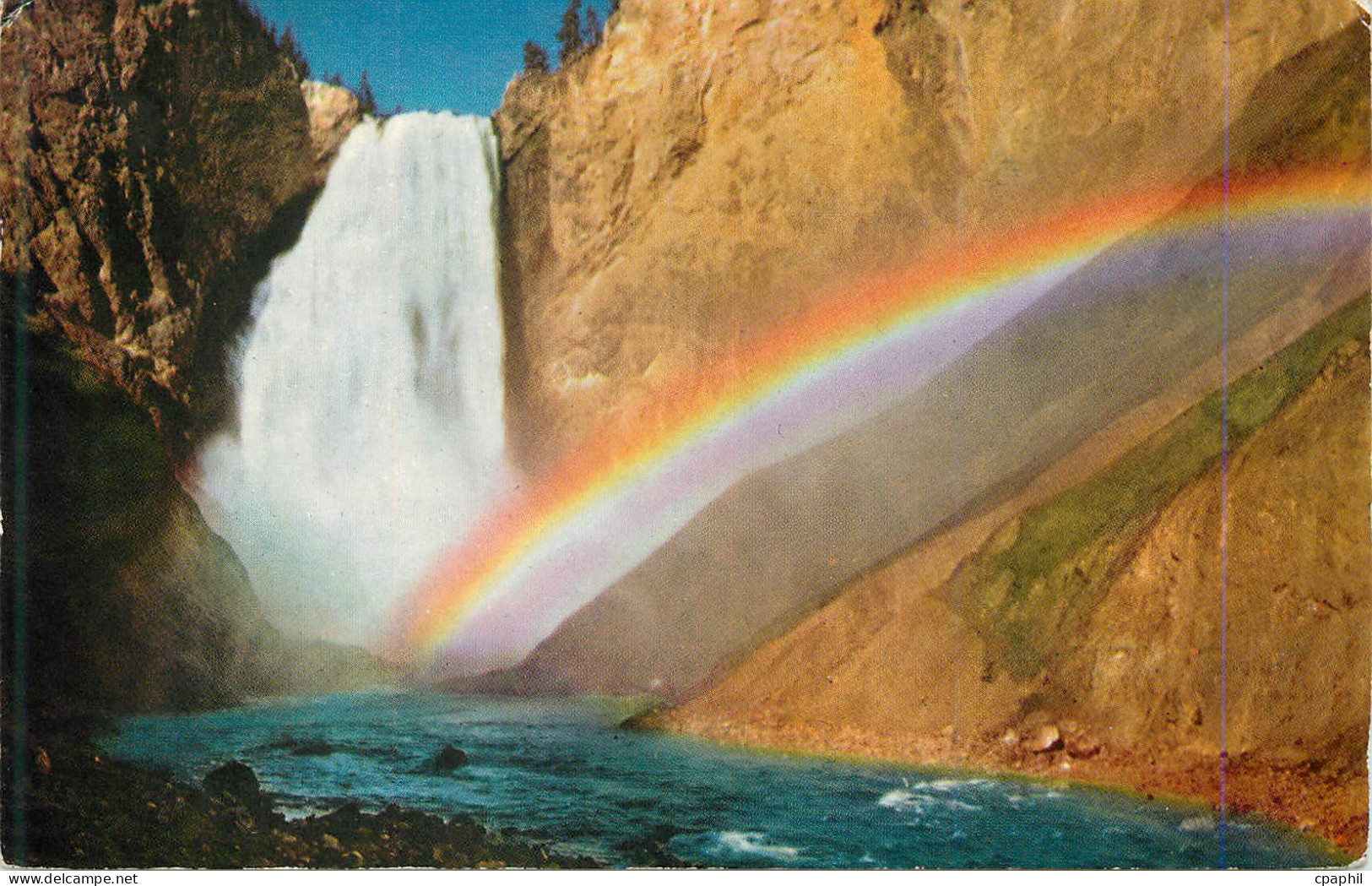 CPM Rainbow in Spray Yellowstone National park Wyoming