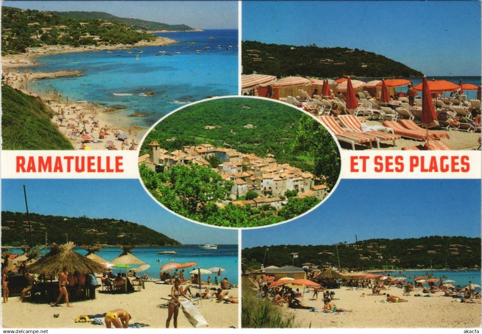 CPM RAMATUELLE Plage de l'Escalet - Tahiti - Moorea - Pampelonne (1113500)