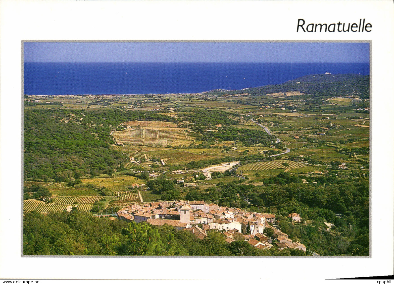CPM Ramatuelle Vue Generale au fond Pampelonne