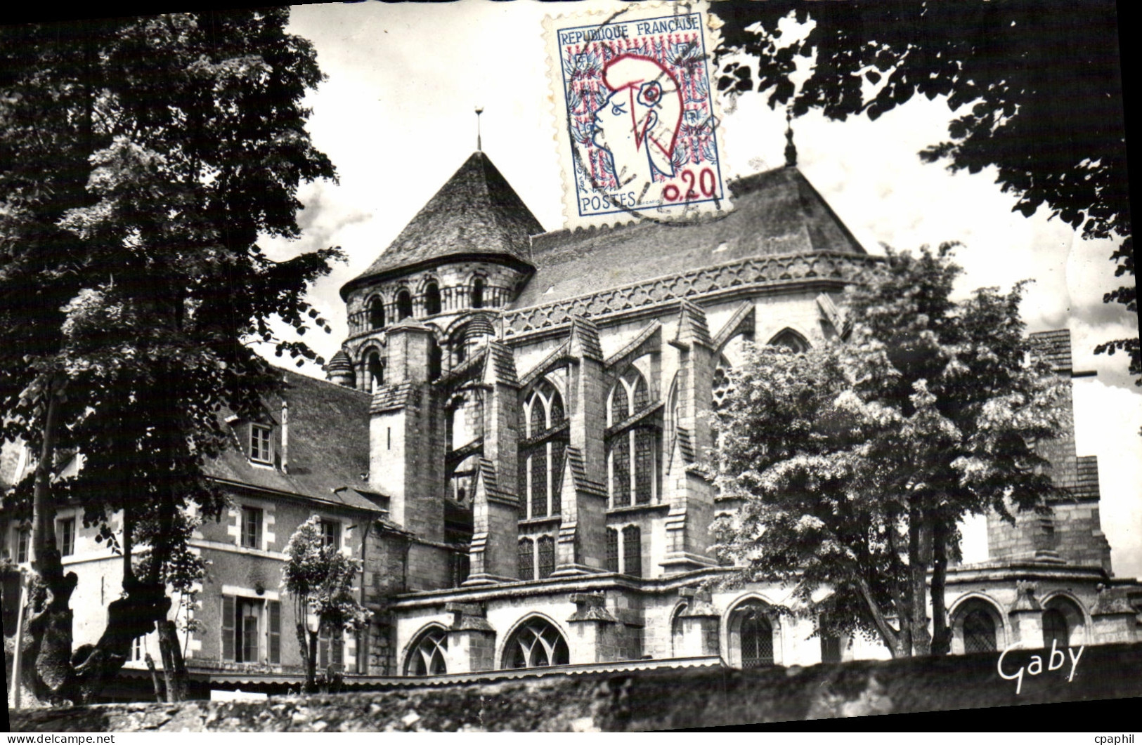 CPM Redon L Abside de l Eglise