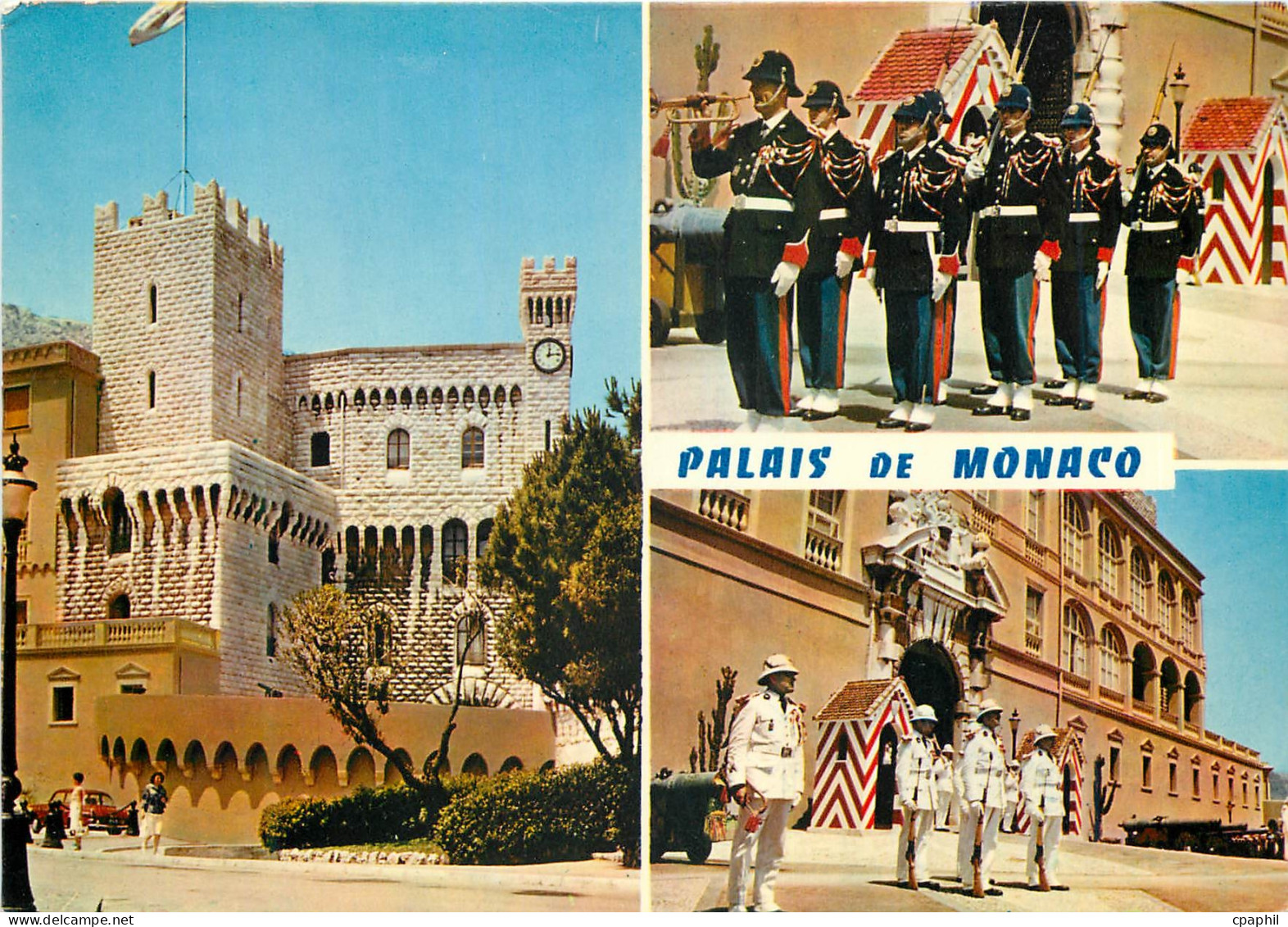CPM REFLETS DE LA COTE D'AZUR PALAIS DE MONACO Militaria