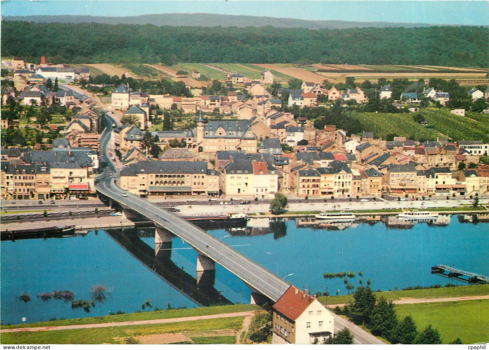 CPM Remich - vue aerienne