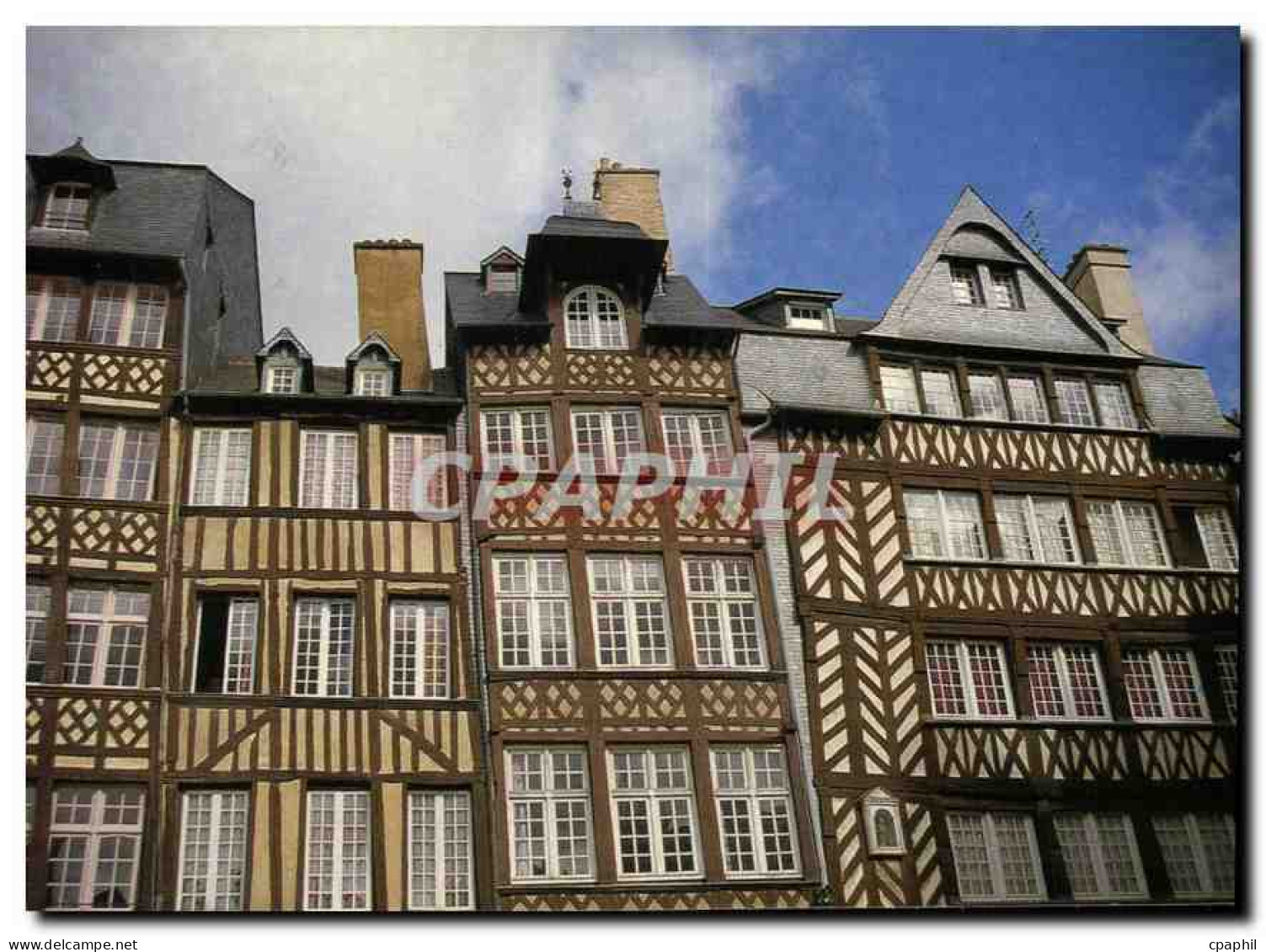 CPM Rennes Ille et Vilaine Le vieux Rennes et ses maisons a colomabage