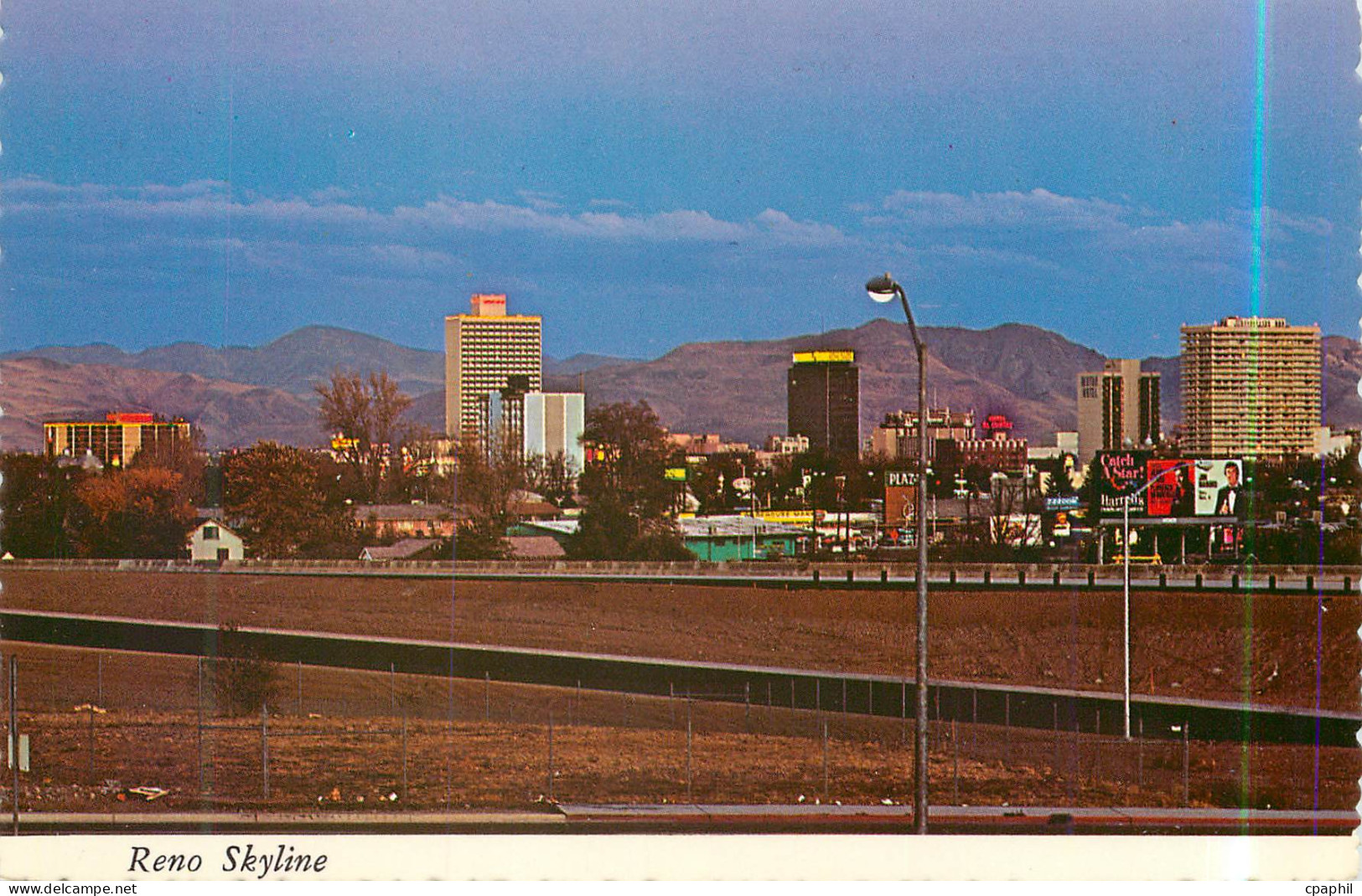 CPM Reno Skyline at Dusk Nevada