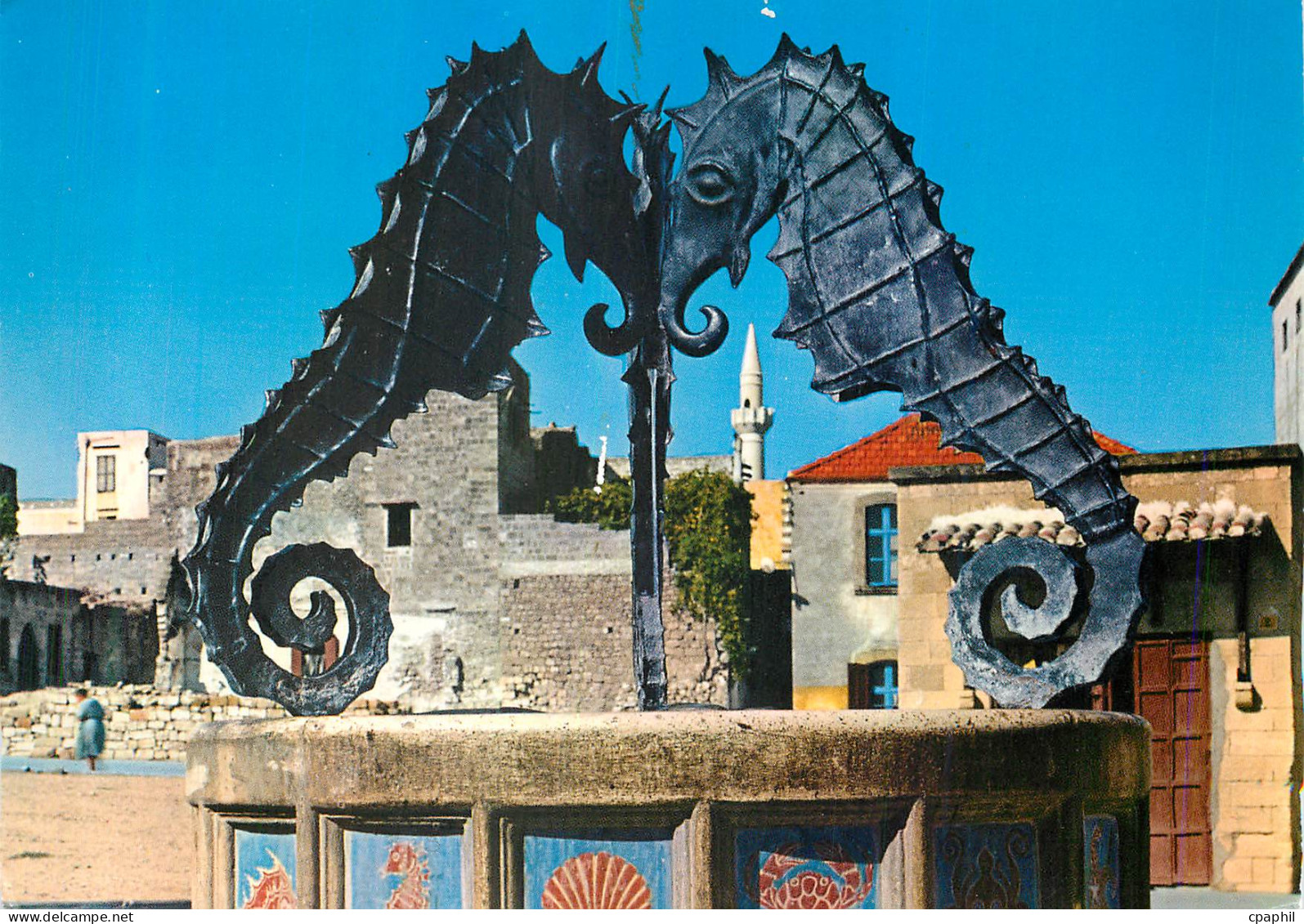 CPM Rhodes Fontaine de la Vieille Ville