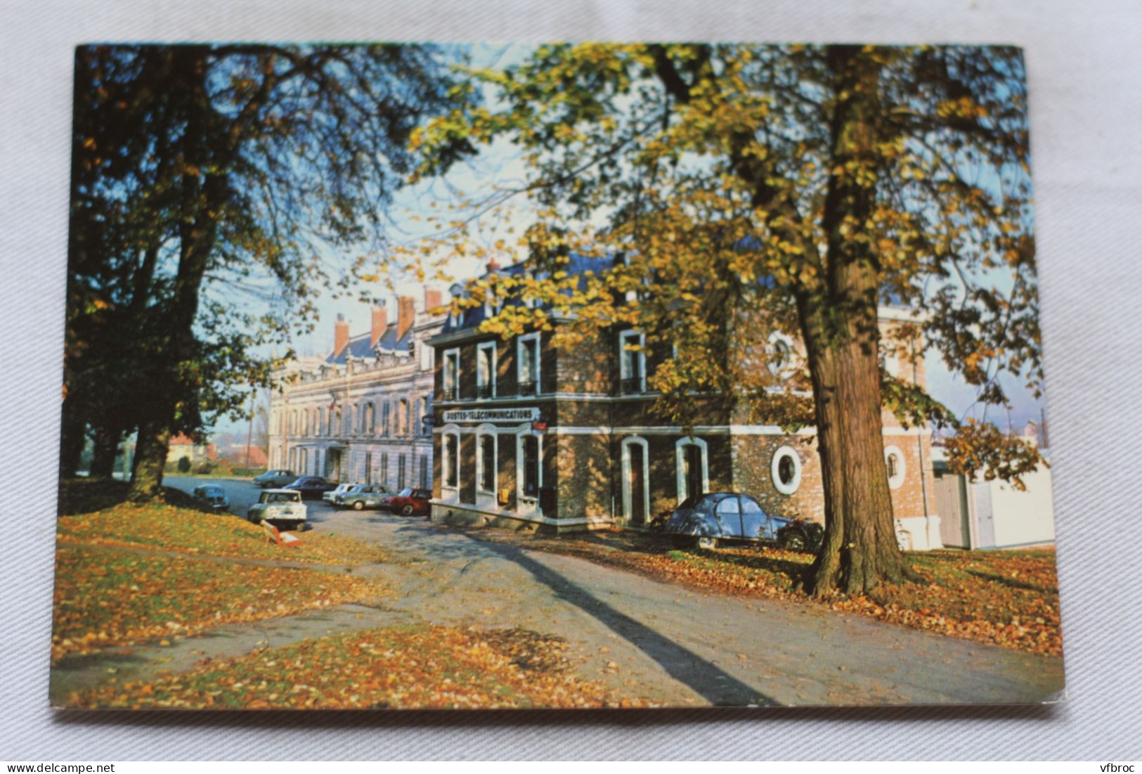 Cpm, Ris Orangis, la mairie, la poste, Essonne 91