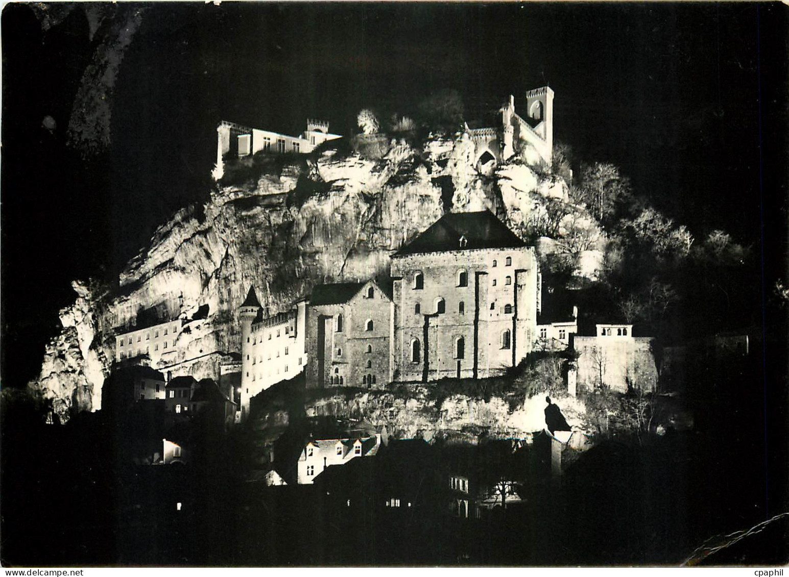 CPM Rocamadour Lot La Site illumine