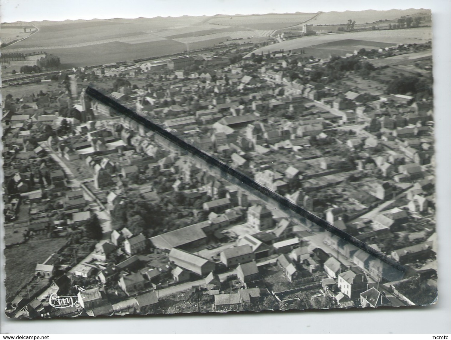 CPM - Roisel -(Somme) - Vue générale aérienne