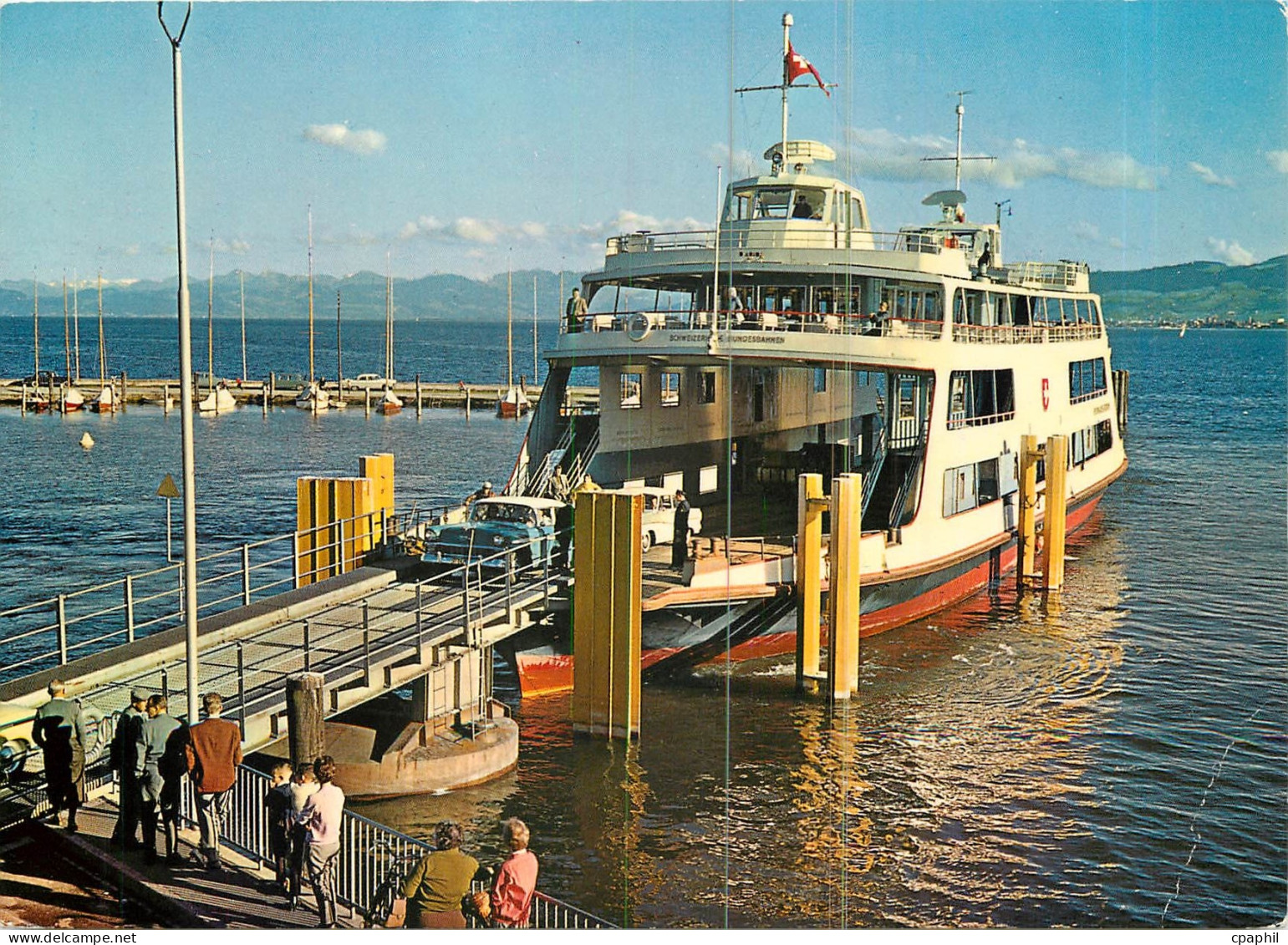 CPM Romanshorn Autofahre Bateau