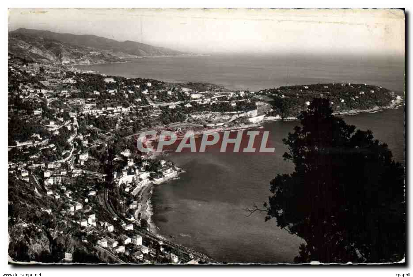 CPM Roquebrune Cap Martin Vue Sur Menton et la Riviera italienne
